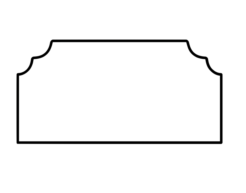 The arch in navy herringbone stripes with black velvet piping.